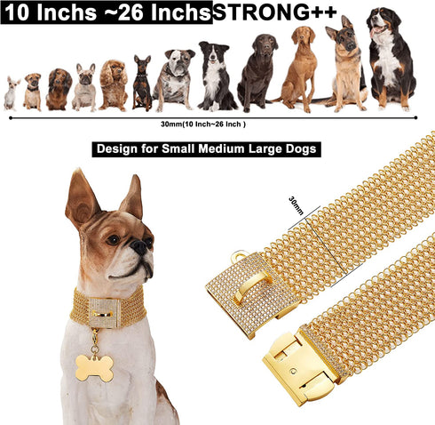 Dog leash for medium & large dogs Rusty Gold